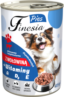 Pies Wołowina Kawałki 415g