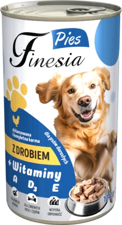 Pies Drób Kawałki 1240g