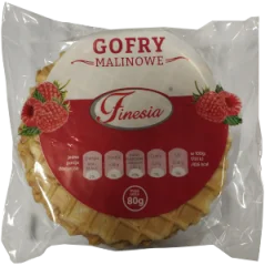 Gofry Smakowe Malinowe 80g